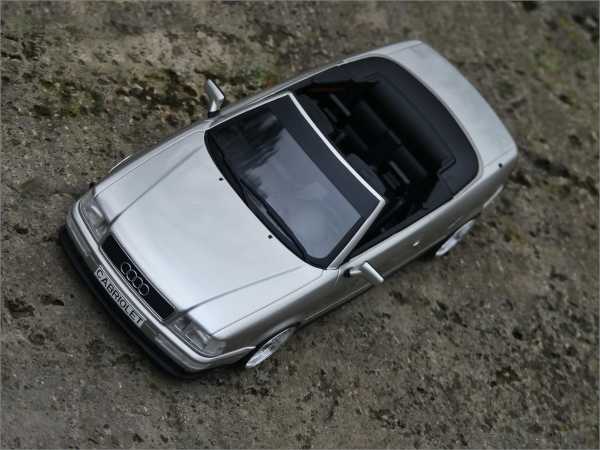 1:18 Audi 80 Typ89 Cabrio 2.3  -Silber - Bj.91 erste Version